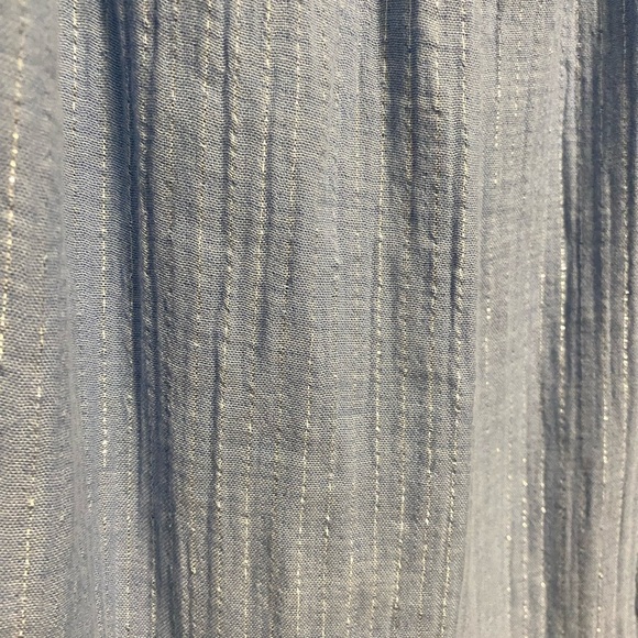 GAP Light Blue off the shoulder dress - Small - cotton blend - Picture 4 of 9